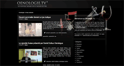 Desktop Screenshot of oenologie.tv