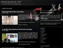 Tablet Screenshot of oenologie.tv
